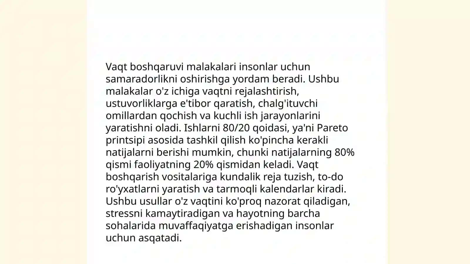 Shaxsning malaka va odatlari 4