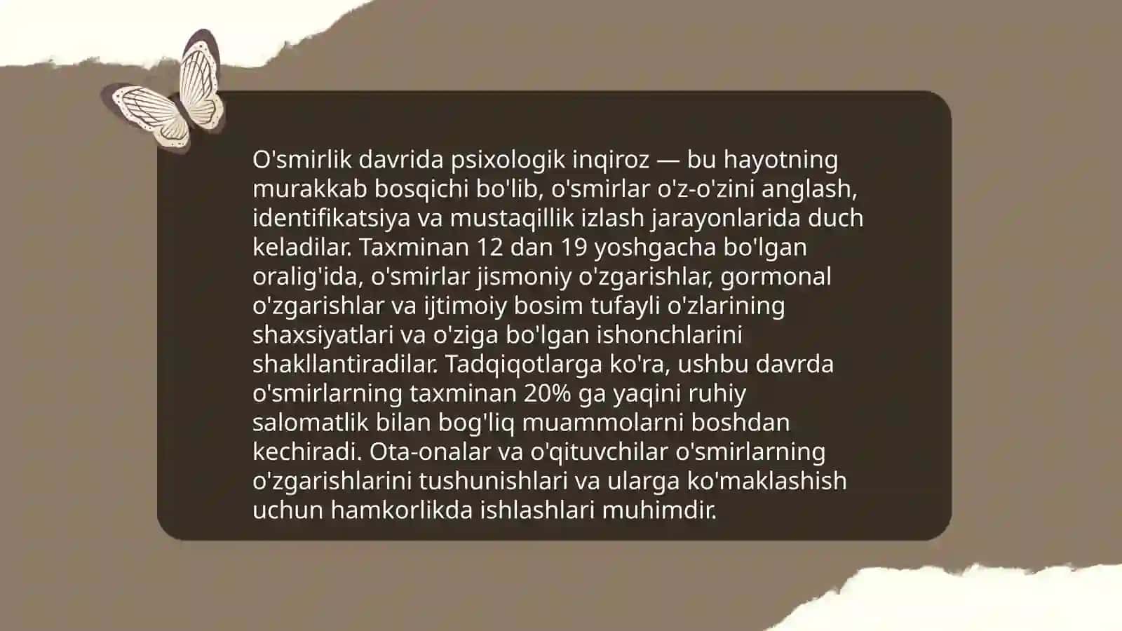Psixologiyada yosh inqirozi muammosi 4