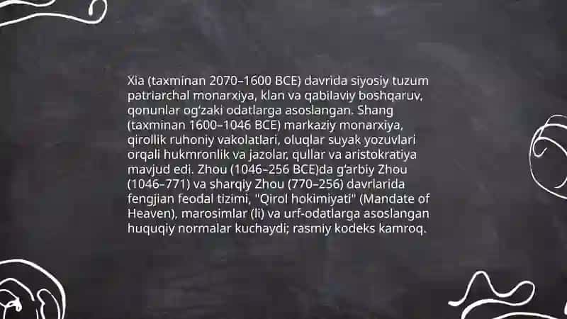 Qadimgi Xitoy davlati va huquqi 4