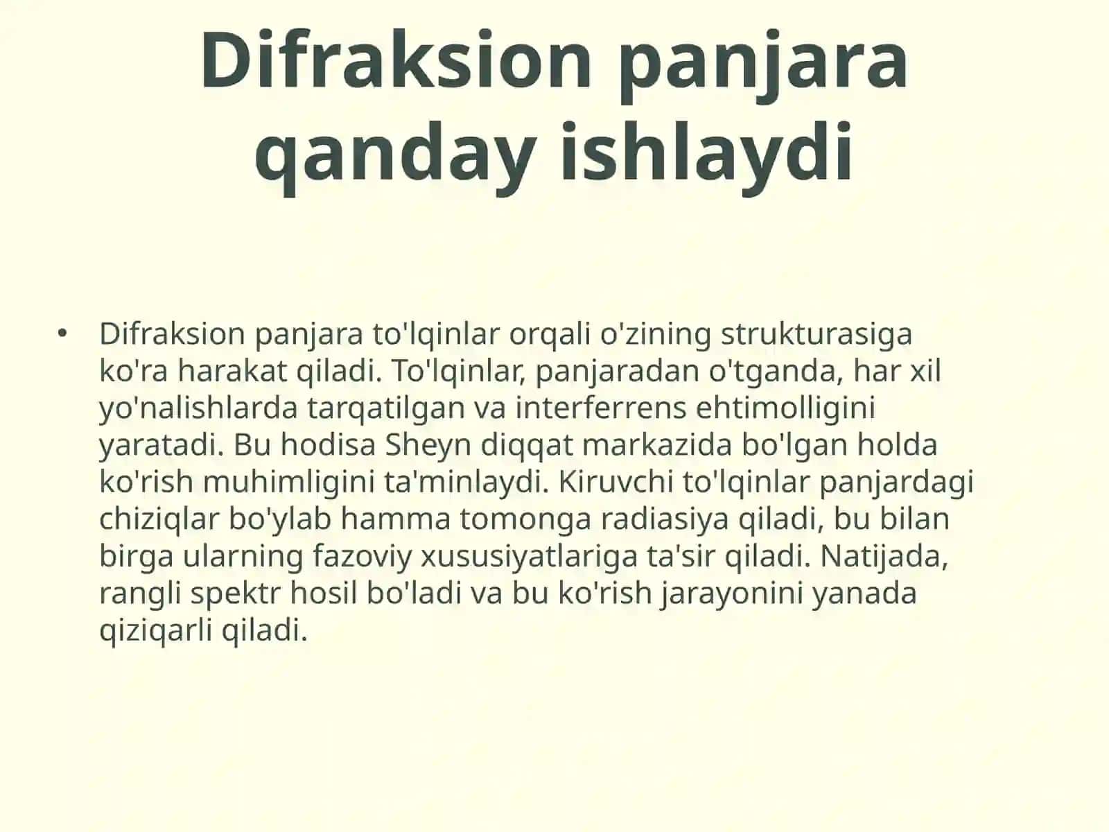 Difraksion panjara 4
