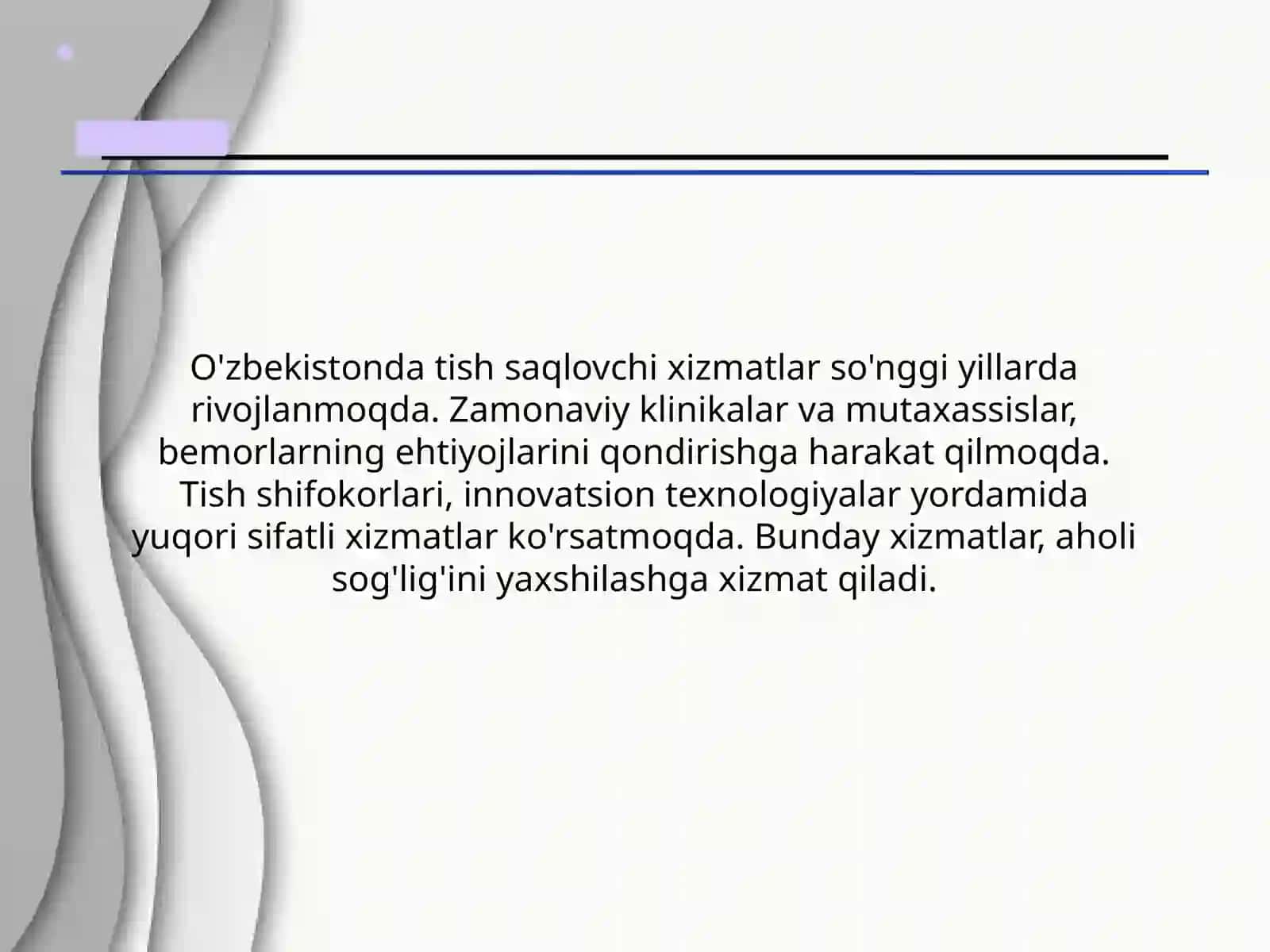 Og'iz bo'shlig'i jarroxligi fanidan mustaqil ishi 4