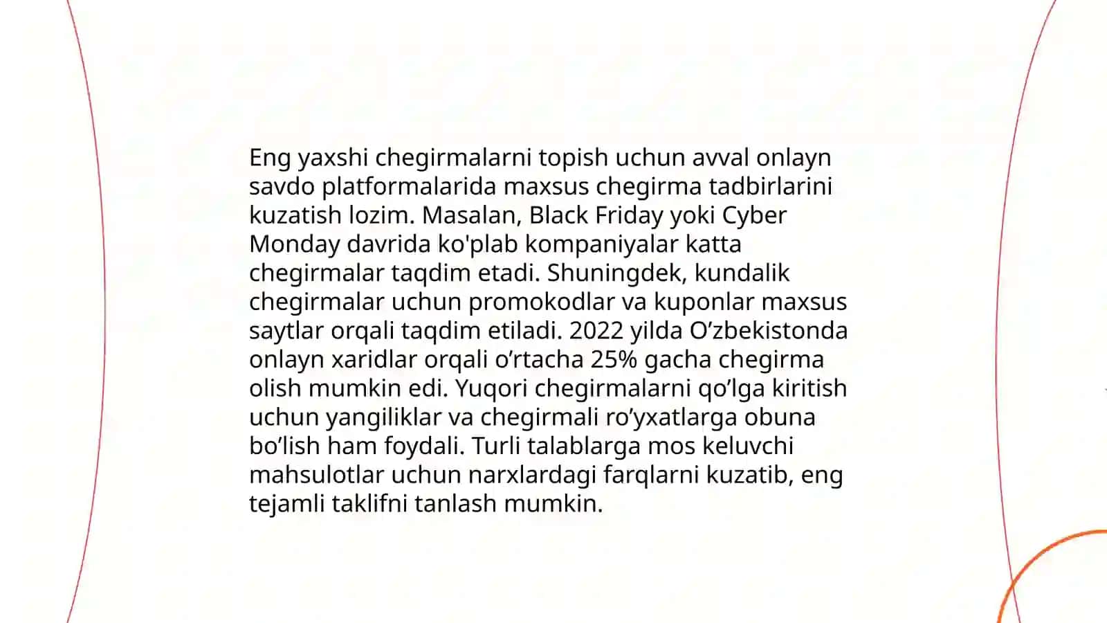 Xaridlar ro'yxatini tayyorlash 4