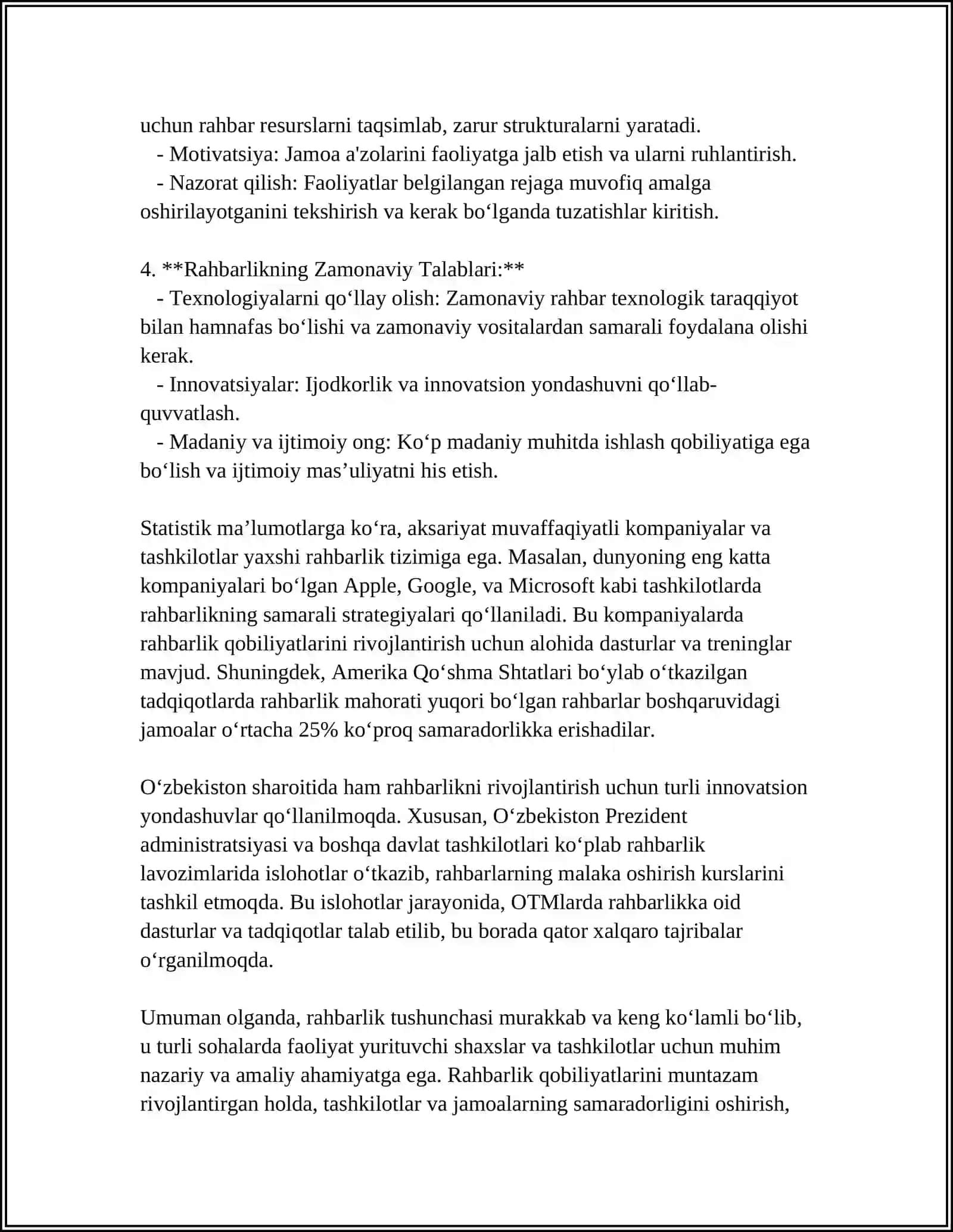 Rahbar Psixologiyasi 4
