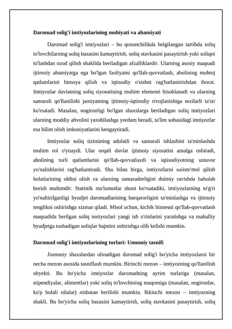 Jismoniy shaxslardan olinadigan daromad solig'i 4