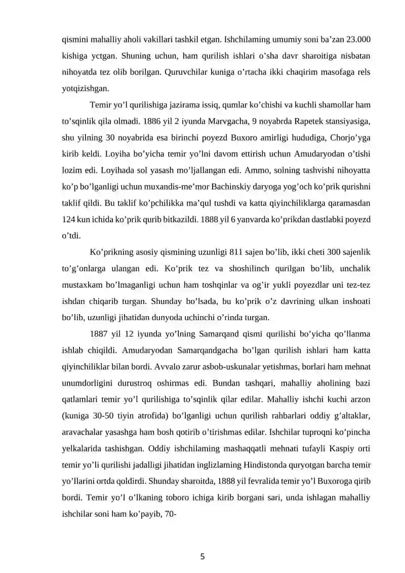TURKISTONDA TEMIRYO’L QURILISHI 4