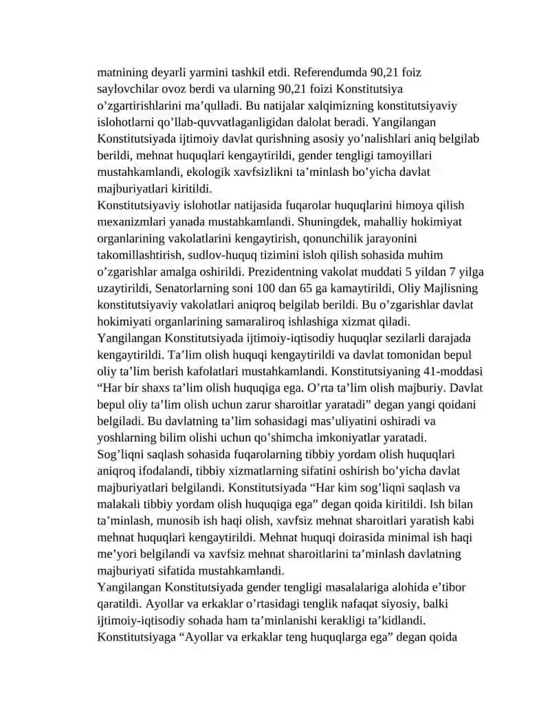 O’ZBEKISTON RESPUBLIKASI KONSTITUTSIYASINING 33 YILLIGI 4