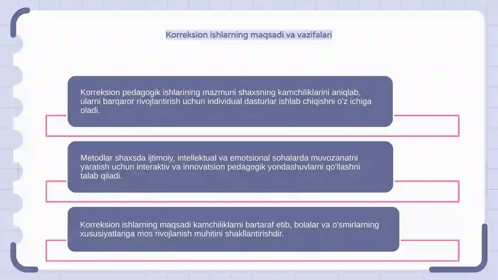 Korreksion -pedagogik ishlarining mazmuni va metodlari 4
