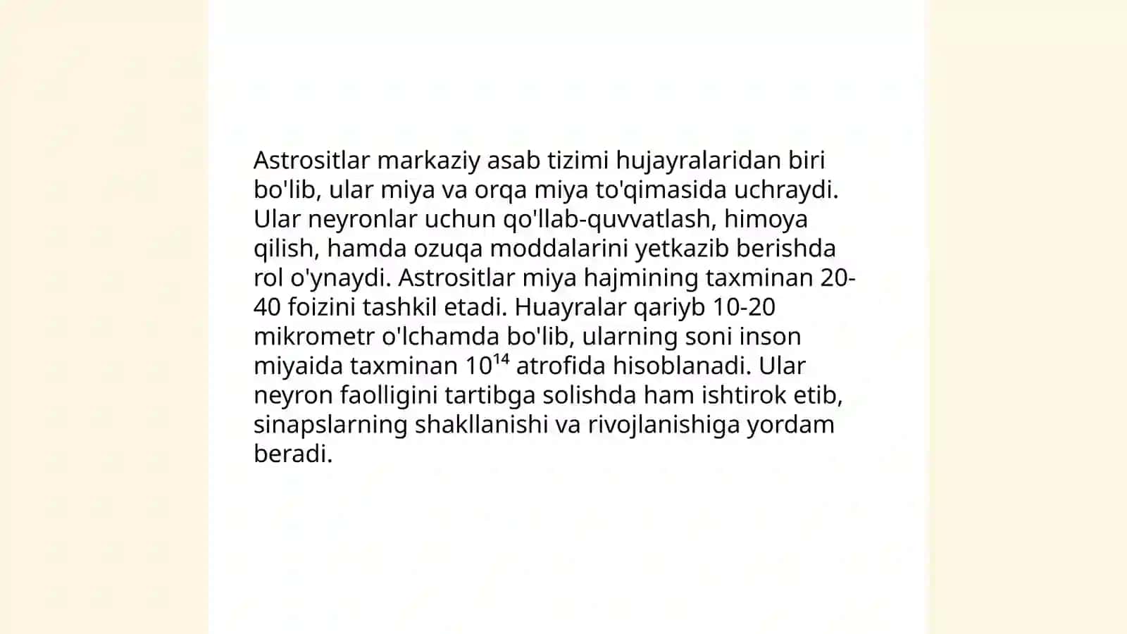 Neyrogliya turlari va tuzilishi 4