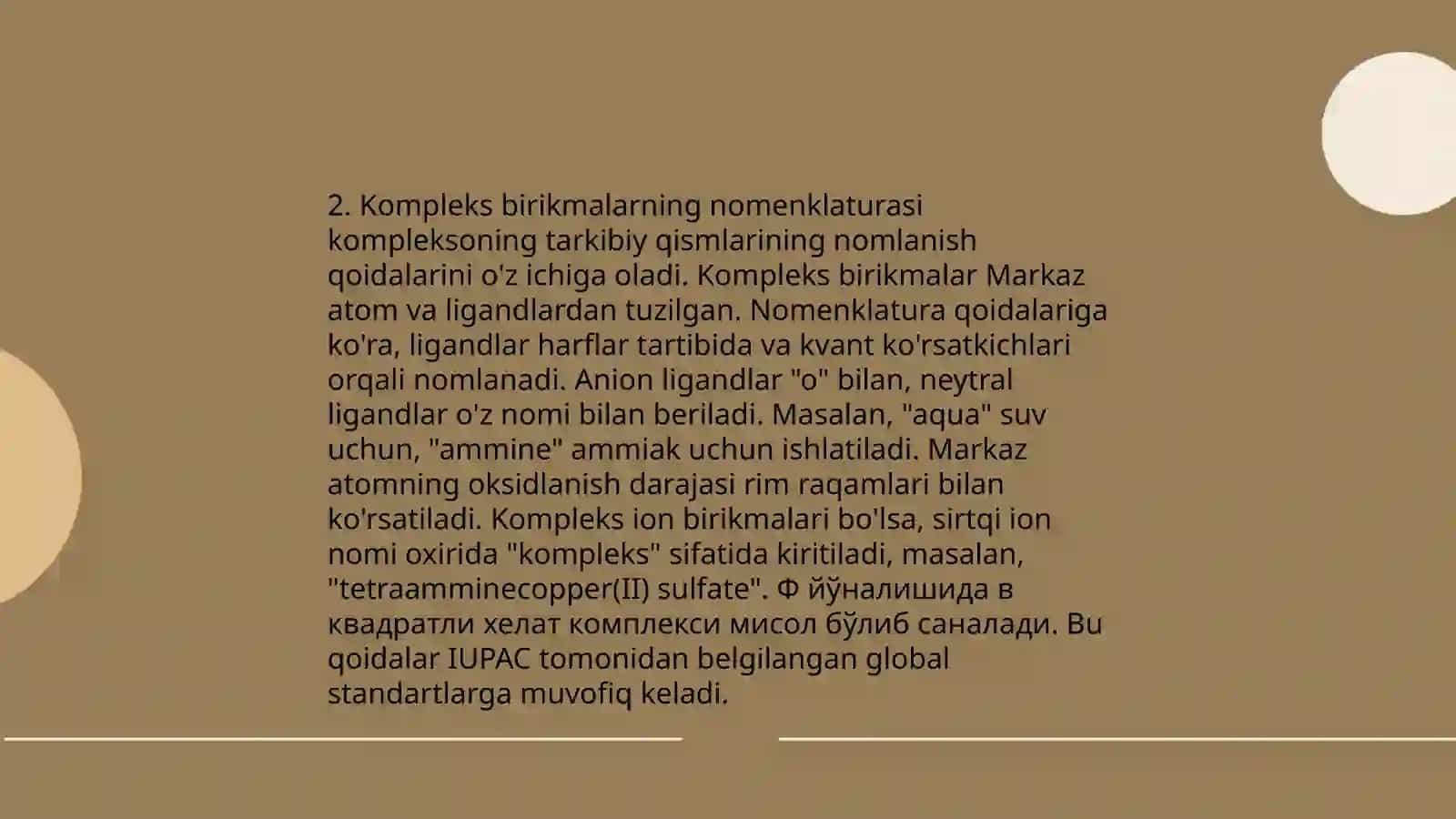 Kompleks birikmalar 4