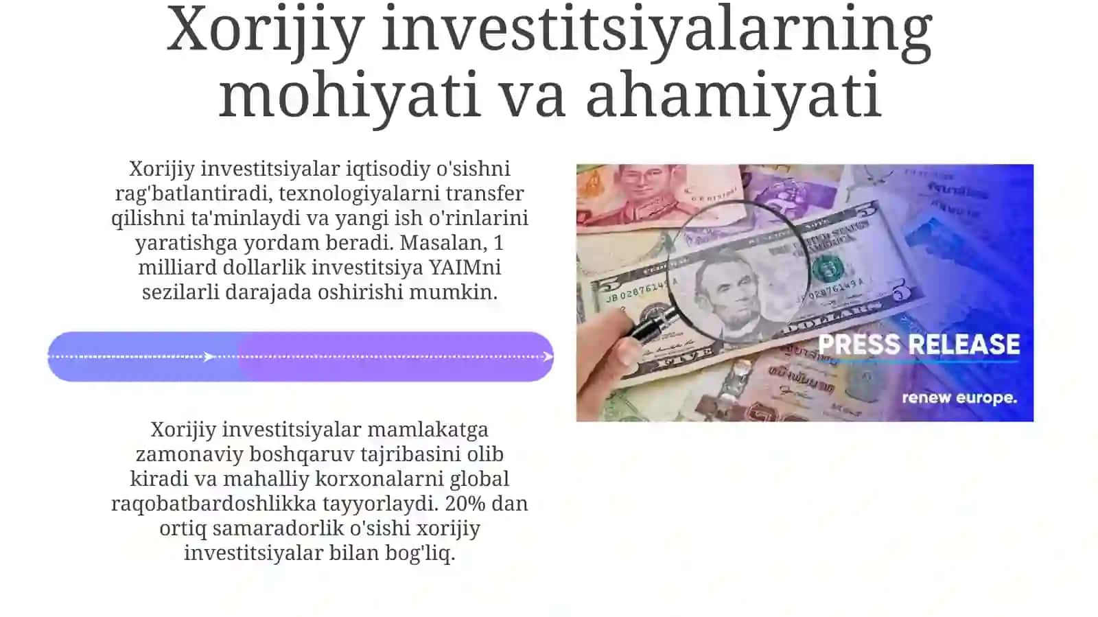 Xorijiy investitsiyalar 4