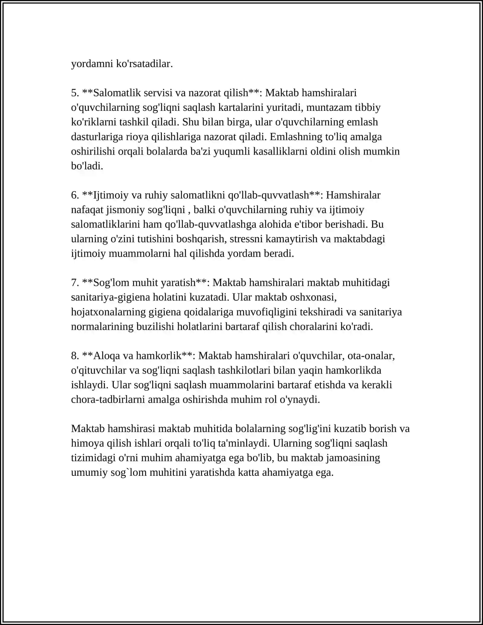 JAMOADA HAMSHIRALIK ISHI (AMALIY) FANIDAN 4