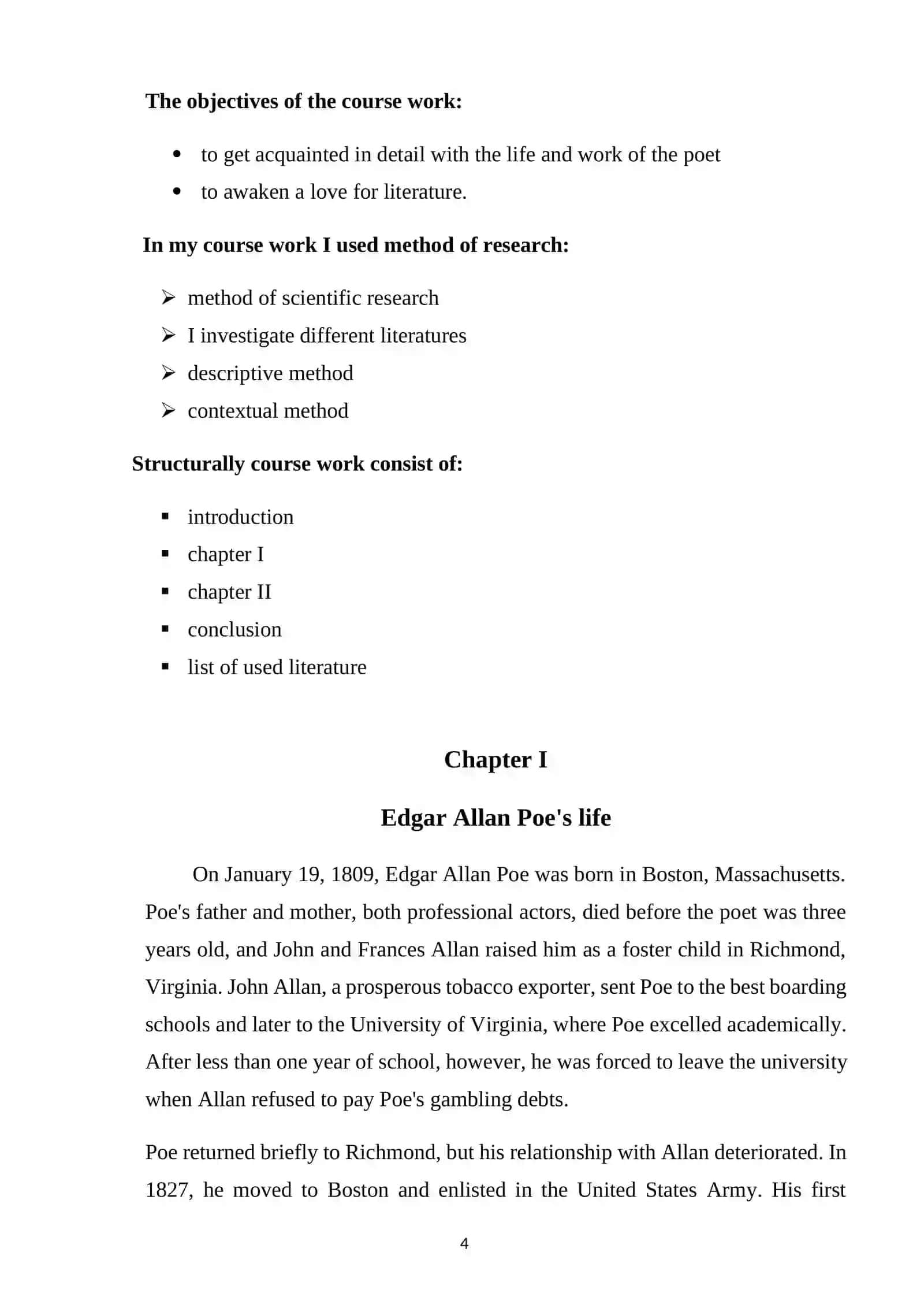 FEATURES OF SYMBOLISM IN POETRY OF EDGAR ALLAN POE 4