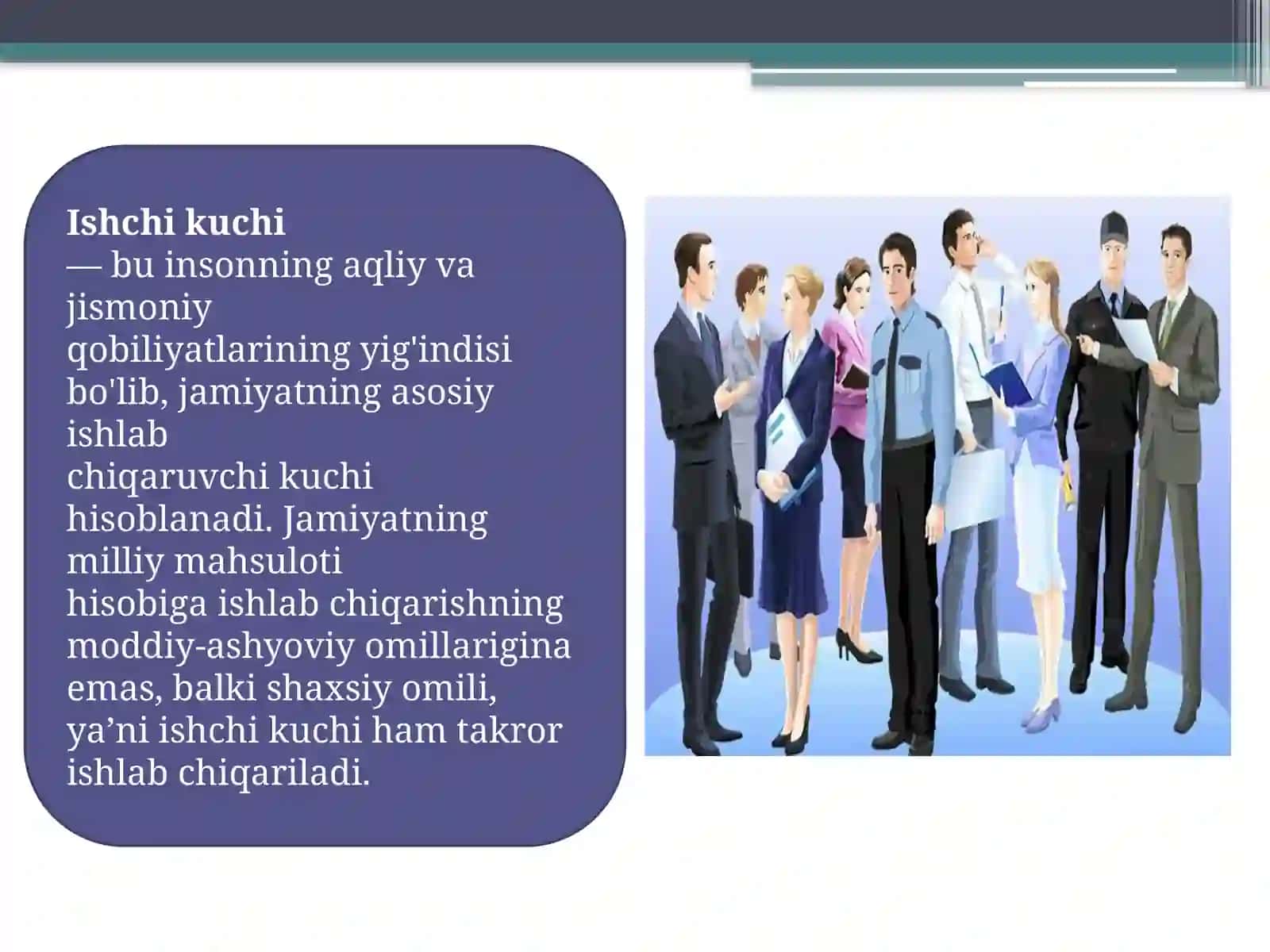 Ishchi kuchi,uning bandligi va ishsizlik 4