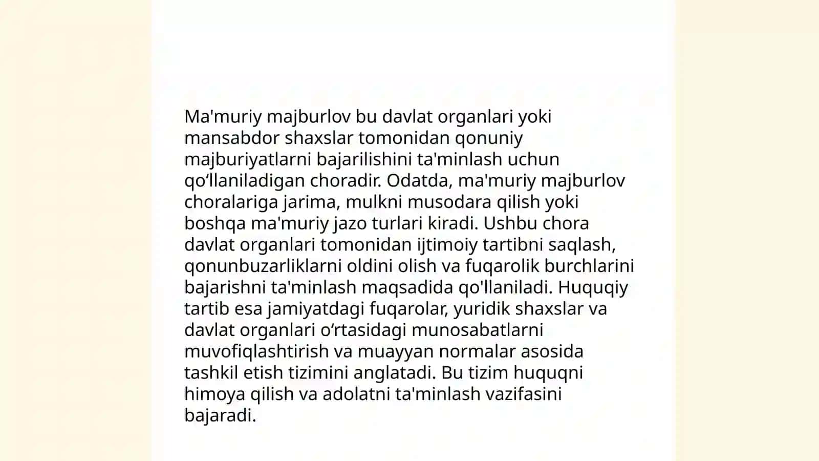 Ma'muriy majburlov 4