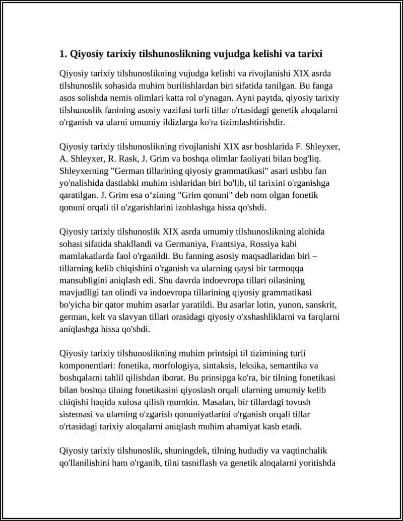 Qiyosiy tarixiy tilshunoslikning vujudga kelishi va tarixi 4