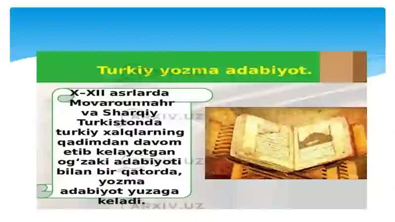 Mahmud Qoshg‘ariyning “Devon-ulug‘otit turk” asari 4