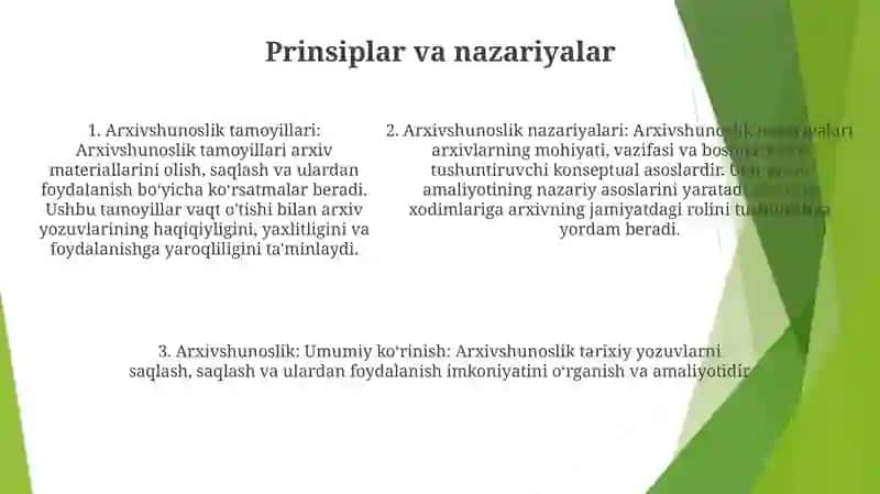 Arxivshunoslik ToʻGʻRisida Umumiy MaʼLumotlar 4