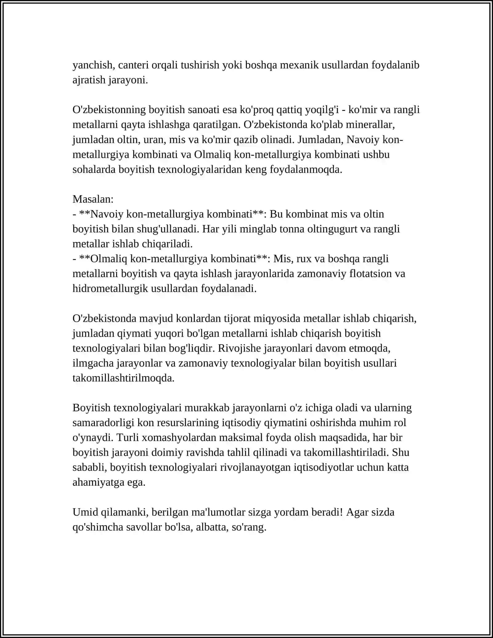BOYITISHNING YORDAMCHI JARAYONLARI 4
