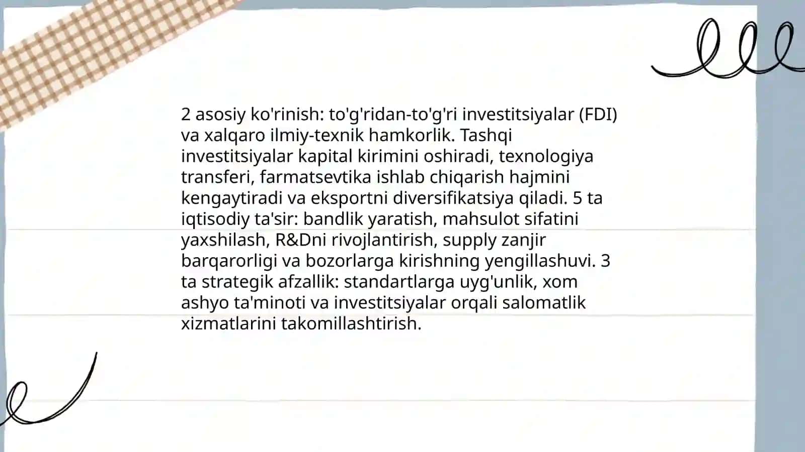 Farmosevtika sohasini rivojlantirish iqtisodiy omillari va istiqbollari 4