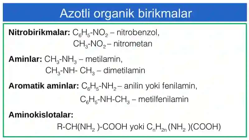 Azotli organik birikmalar 4
