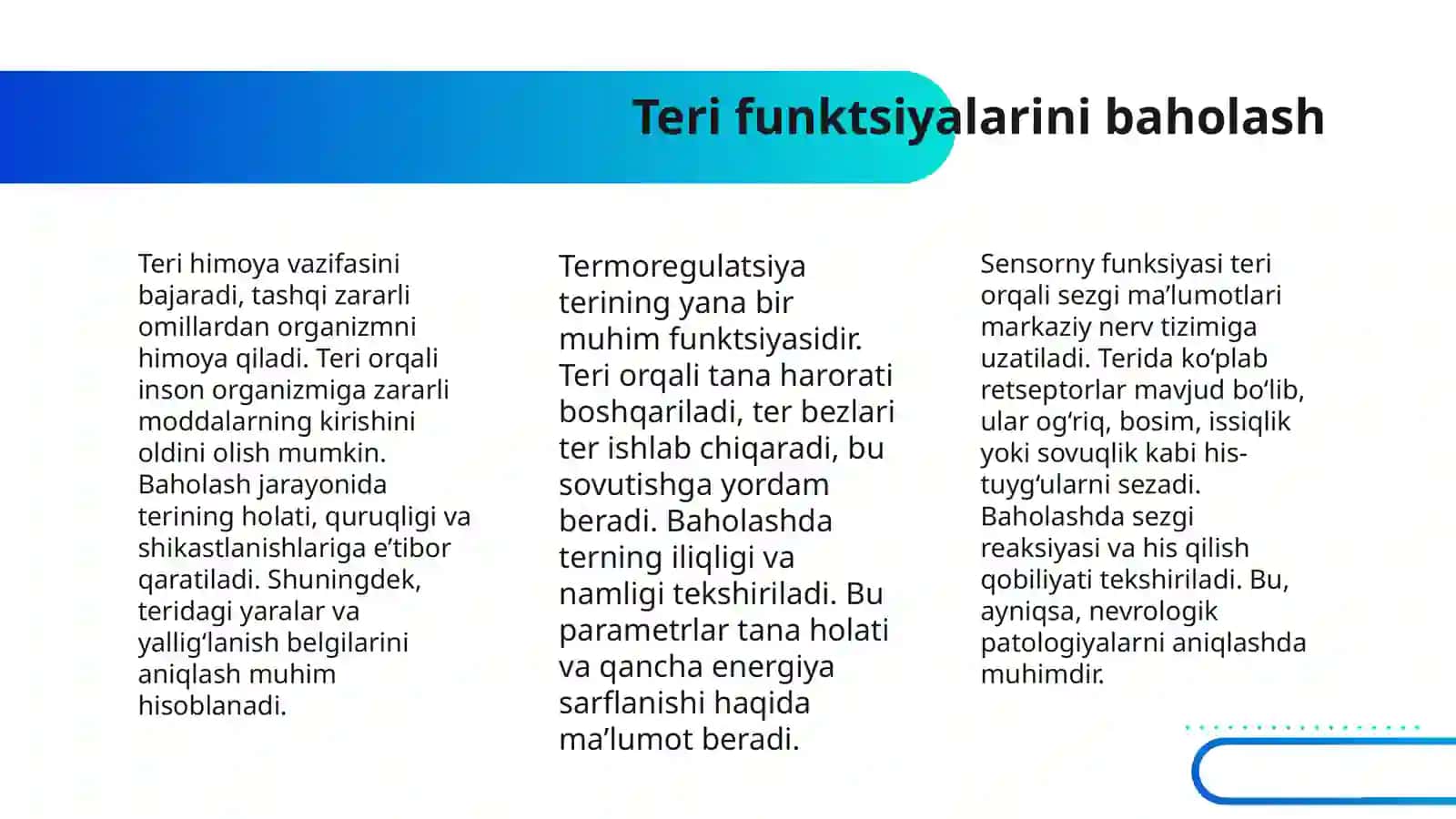 TERI,LIMFA,SEZGI HARAKAT,SKELET TIZIMINI BAHOLASH 4