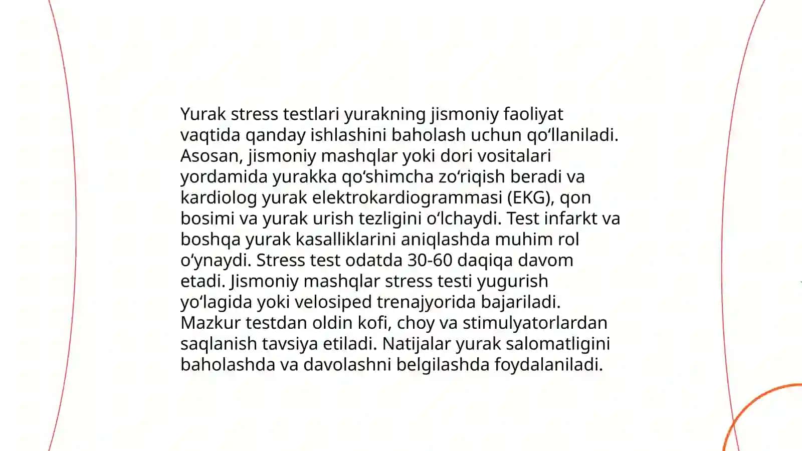 Yurak-qon tomir tizimining funktsional sinamalari 4