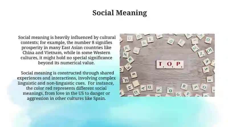 The types of meaning 4