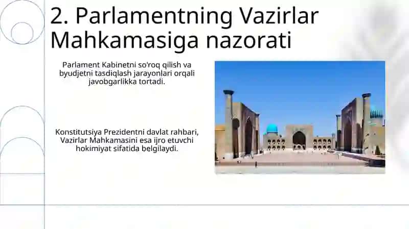 Vazirlar Mahkamasining tarkibi va shakllanishi 4