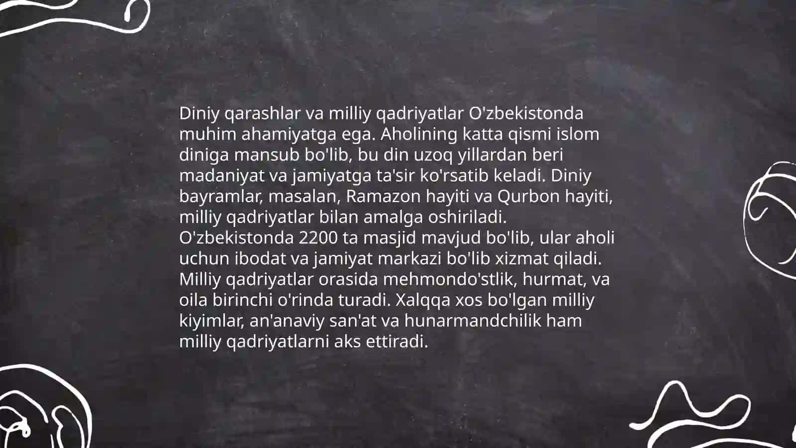 Milliy urf odatlar va diniy qarashlar 4