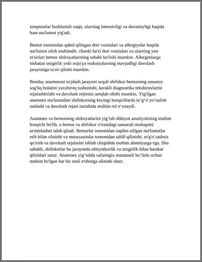 BEMORLARGA MUOLAJA QILISH 4