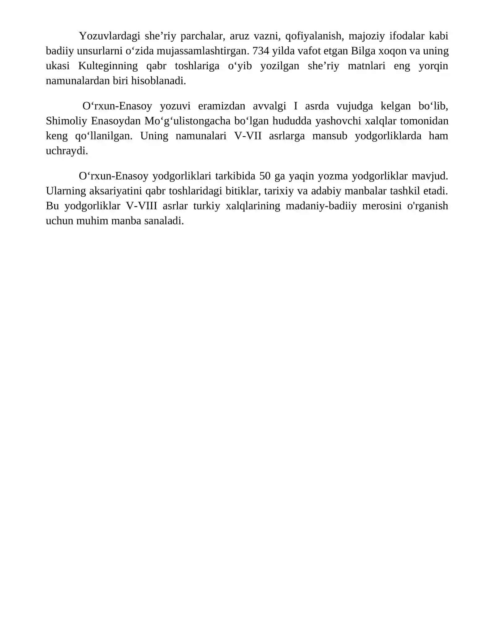 Qadimgi turkiy adabiy manbalarning oʼrganilishi 4