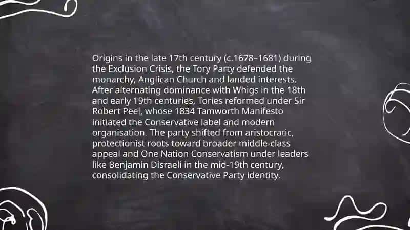 Formation of the political parties in Great Britain 4