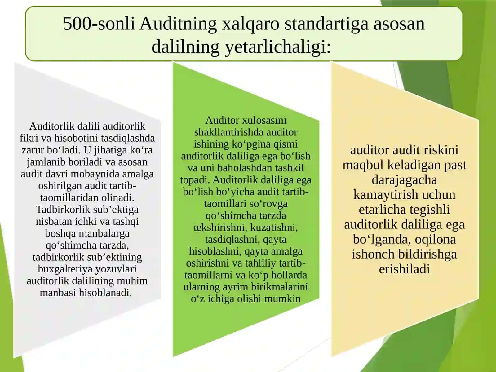 AUDITORLIK DALILLAR 4