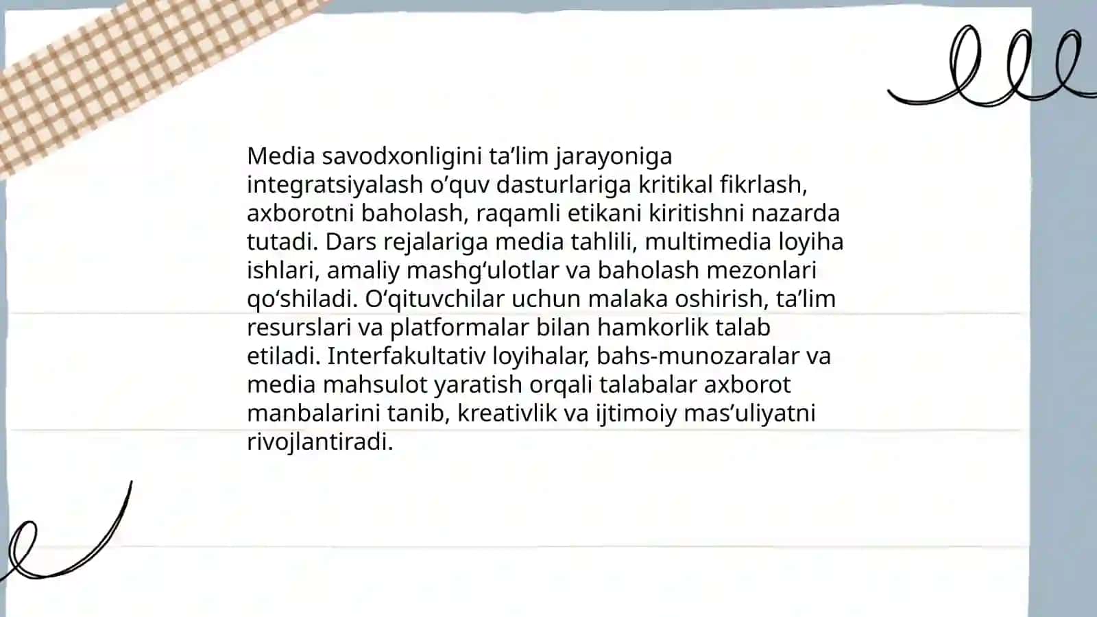 Media madaniyat-Inovatsion pedagokika 4