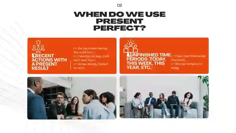 PRESENT PERFECT TENSE 4