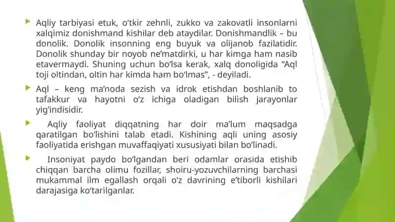 Aqliy Tarbiya va Ta'lim Metodlari 4