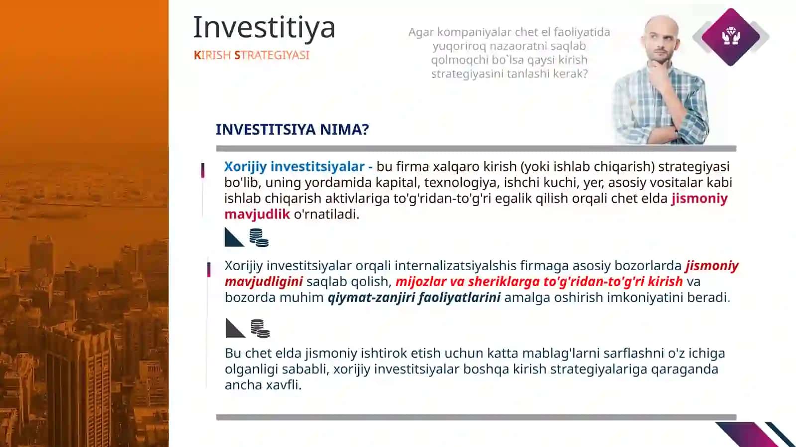 Xorijiy Investitsiya(FDI) 4