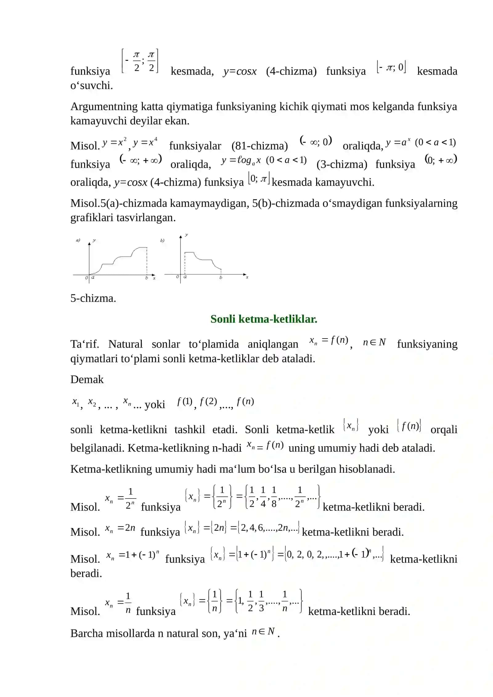 Toʻplamlar va ular ustida amallar 4