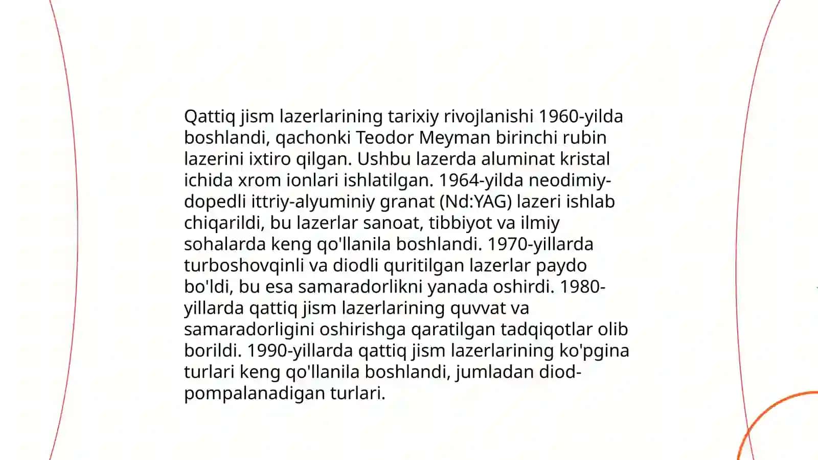 Qattiq jism lazerlari 4