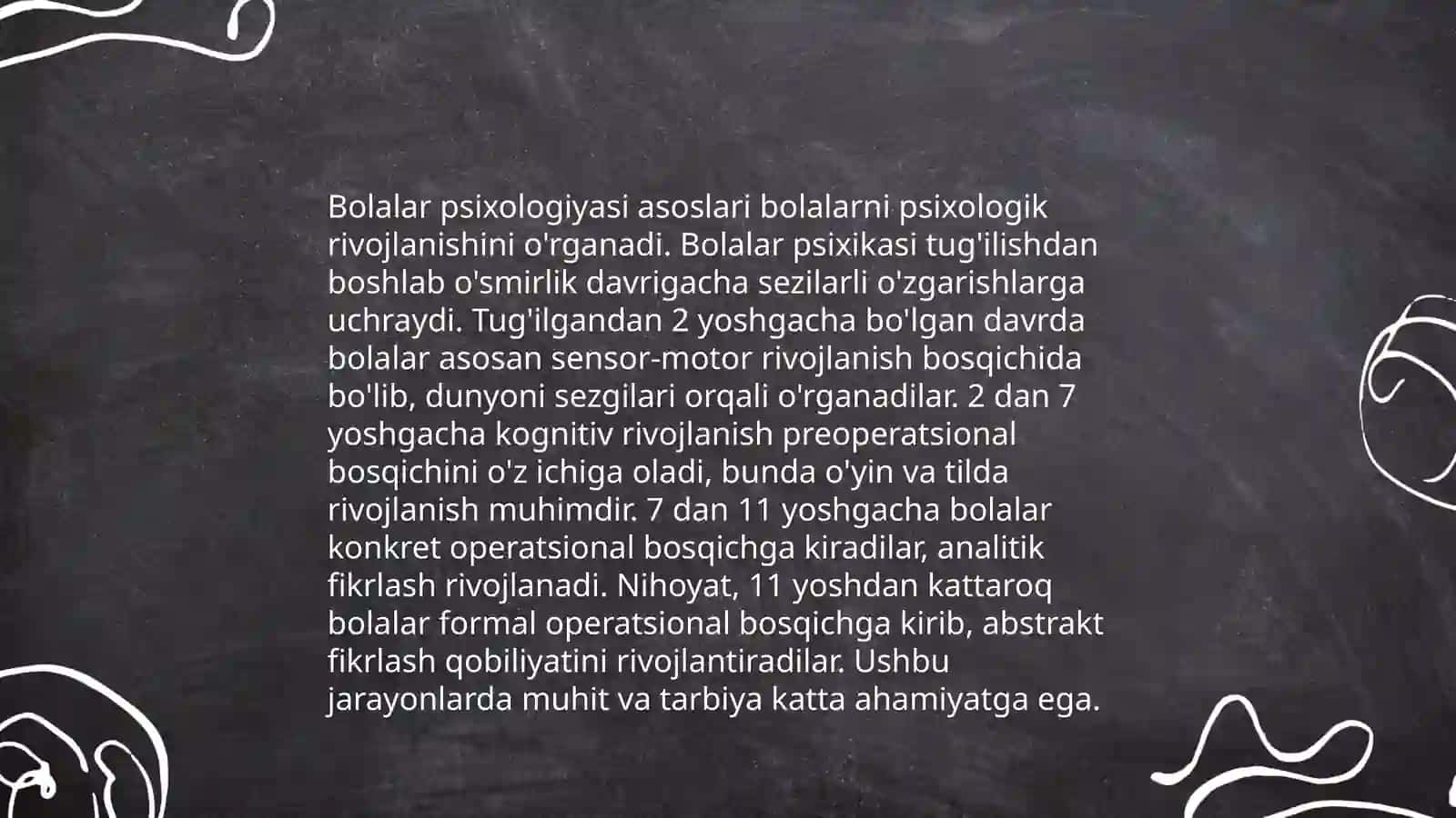 Yosh va pedogogik psixologiya 4