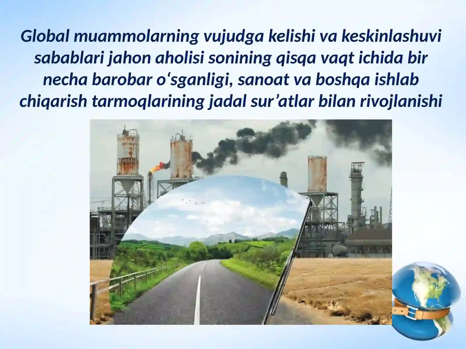 Insoniyatning global muammolari 4