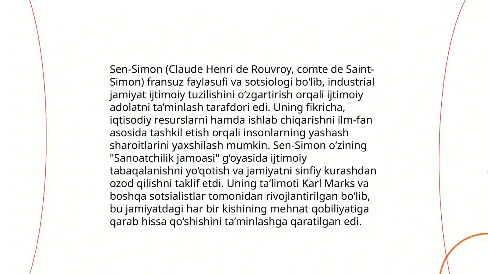 Sen simonning iqtisodiy g‘oyalari va qarashlari 4