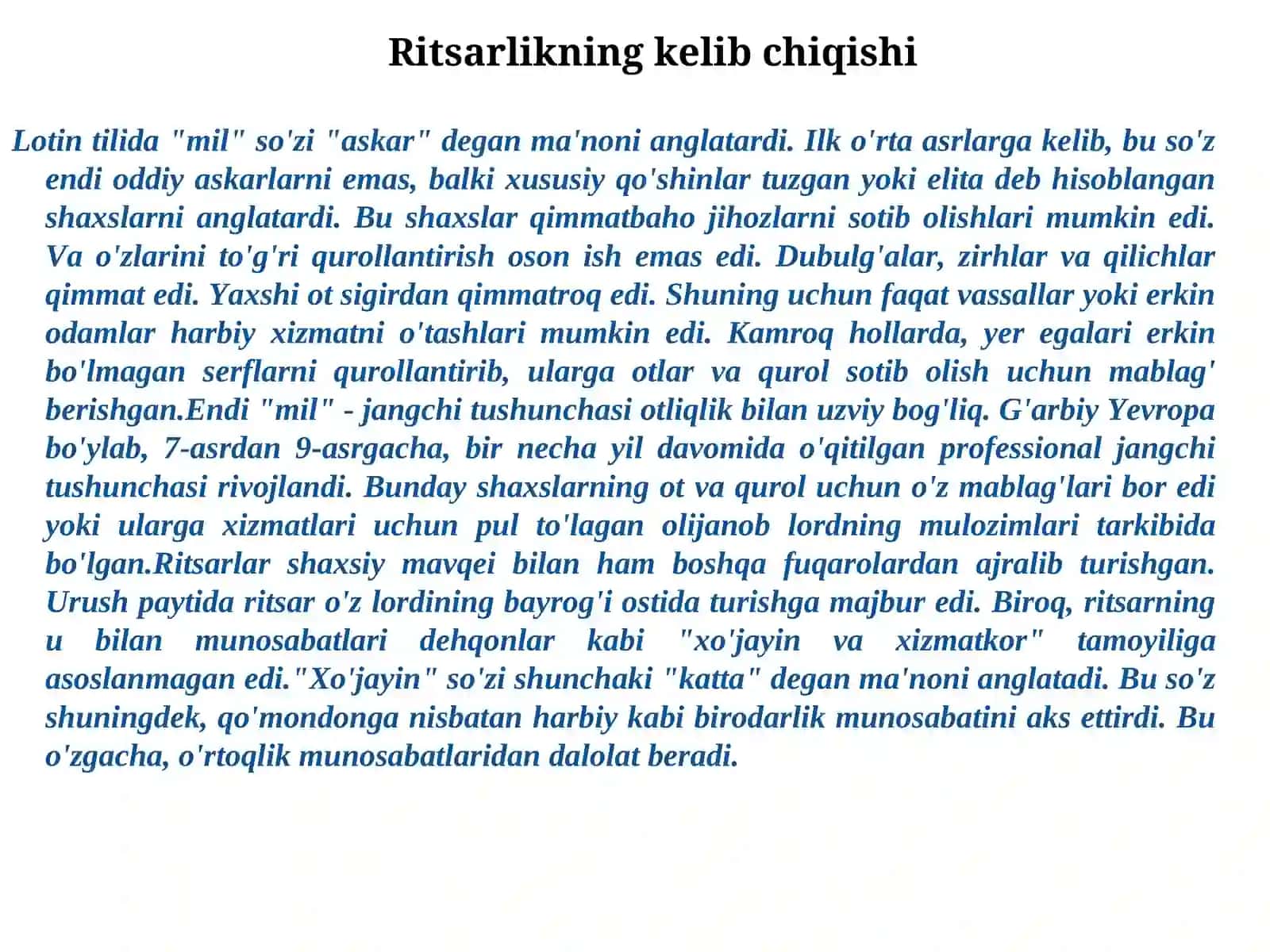 RITSARLIK MADANIYATI 4