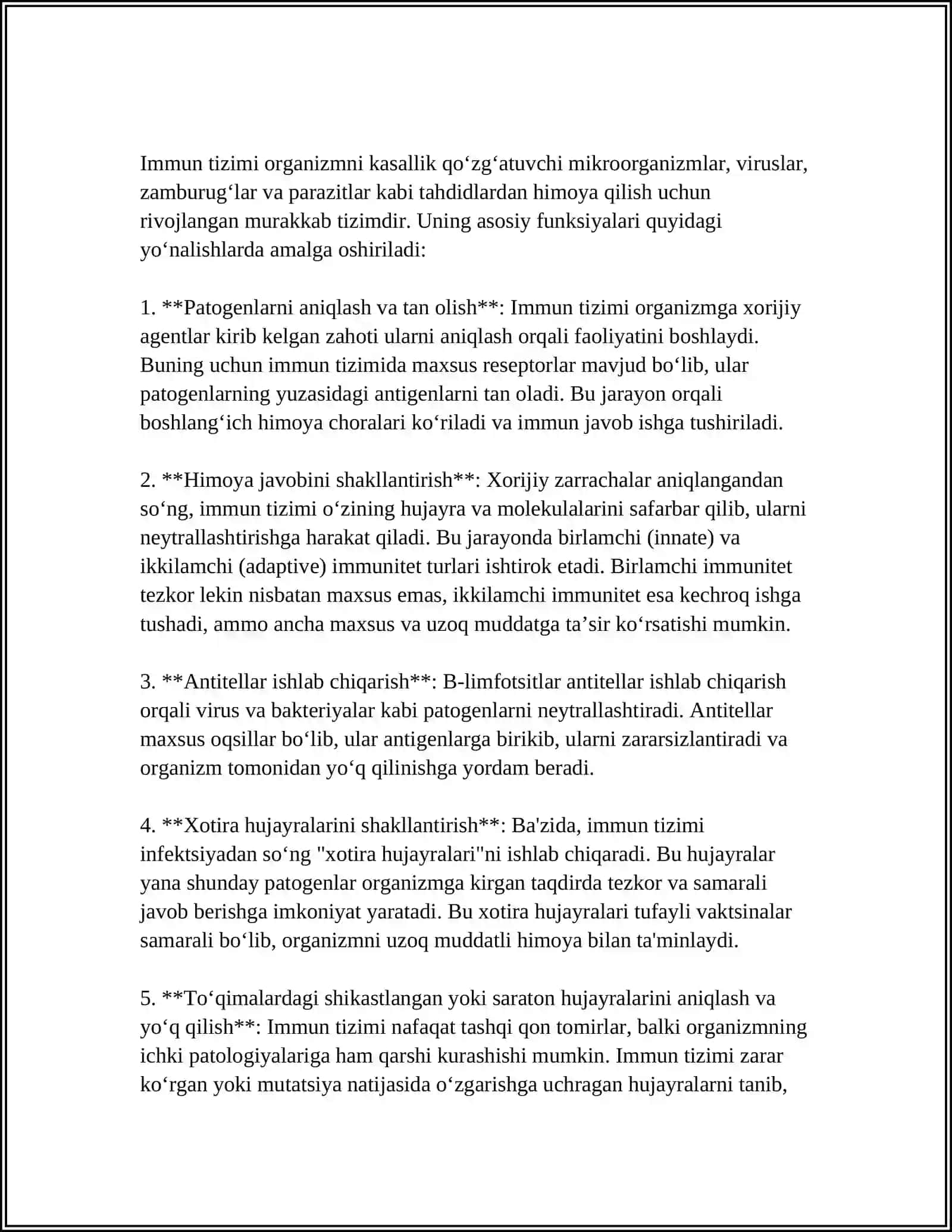 IMMUN TIZIMING SHAKLLANISHI VA YOSHGA QARAB ÒZGARISHI 4