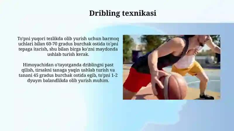 Baskidboʻl oʻyini texnikasi 4