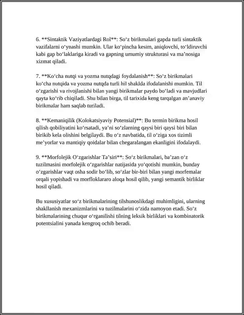 SOʻZ BIRIKMASI VA GAP SINTAKSISI 4