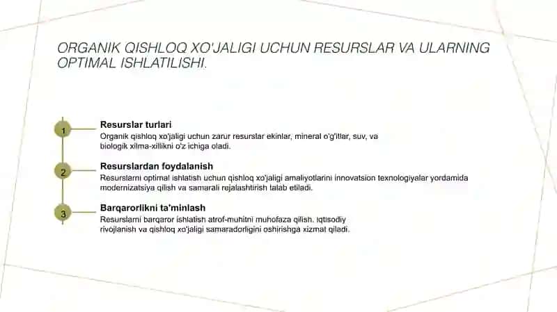 Organik qishloq xo'jaligi 4