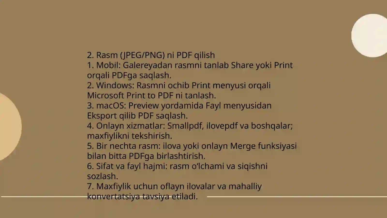 Word hujjatdan PDF qilish 4