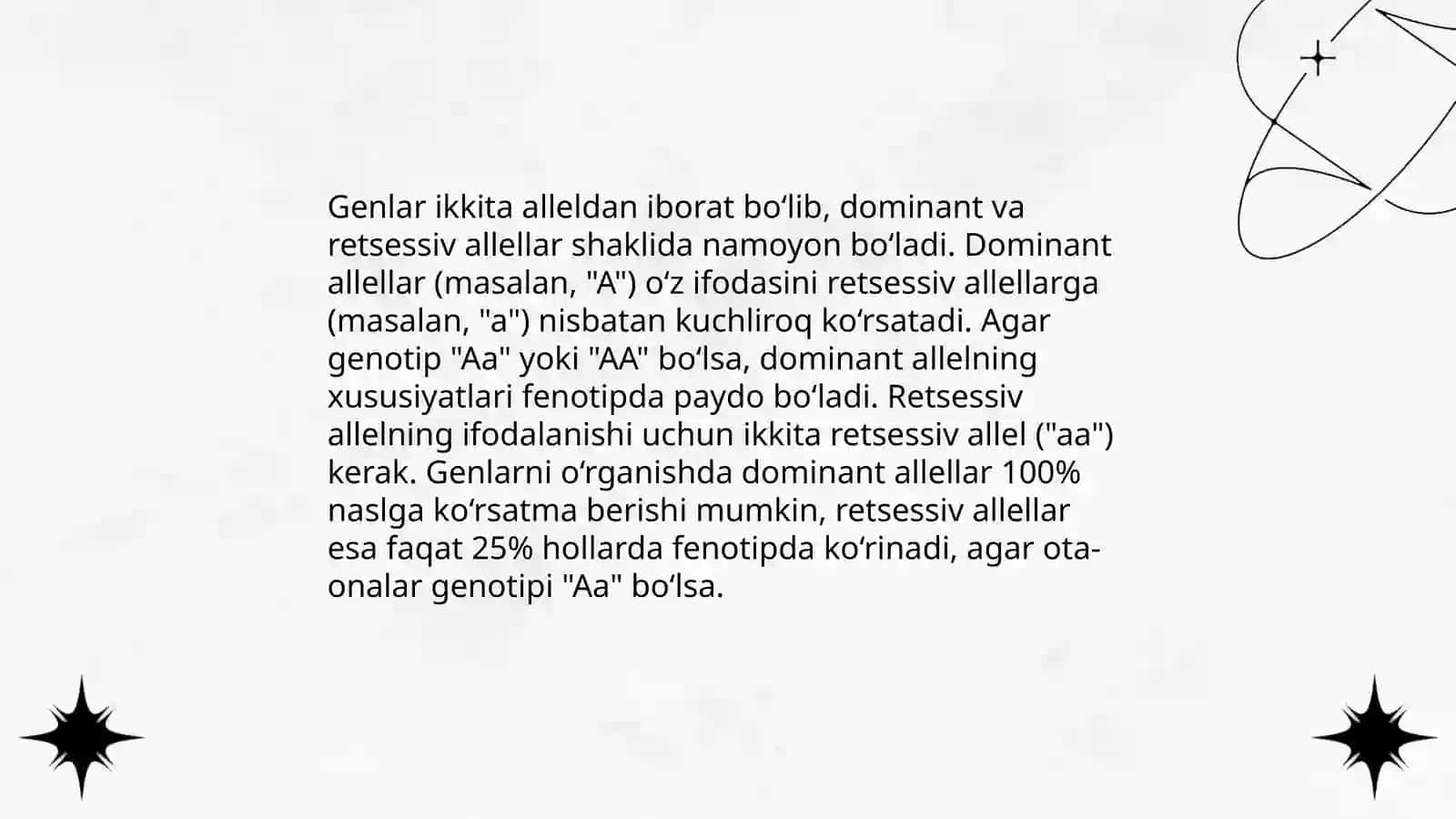 Mendel qonunlari 4