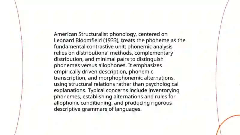 Phonological schools 4